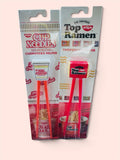 Nissin Top Ramen Cup Noodles Chopsticks Helper Set of 2