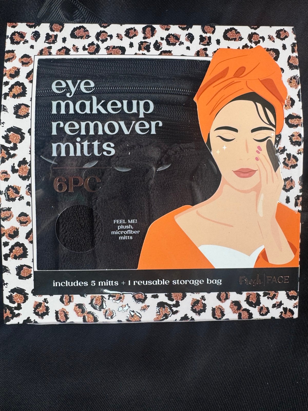 6 PCS Eye Makeup Remover mitts