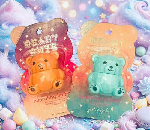 2 Beary Cute Hydrating Lip Balm Mixed Berry & Cotton Candy