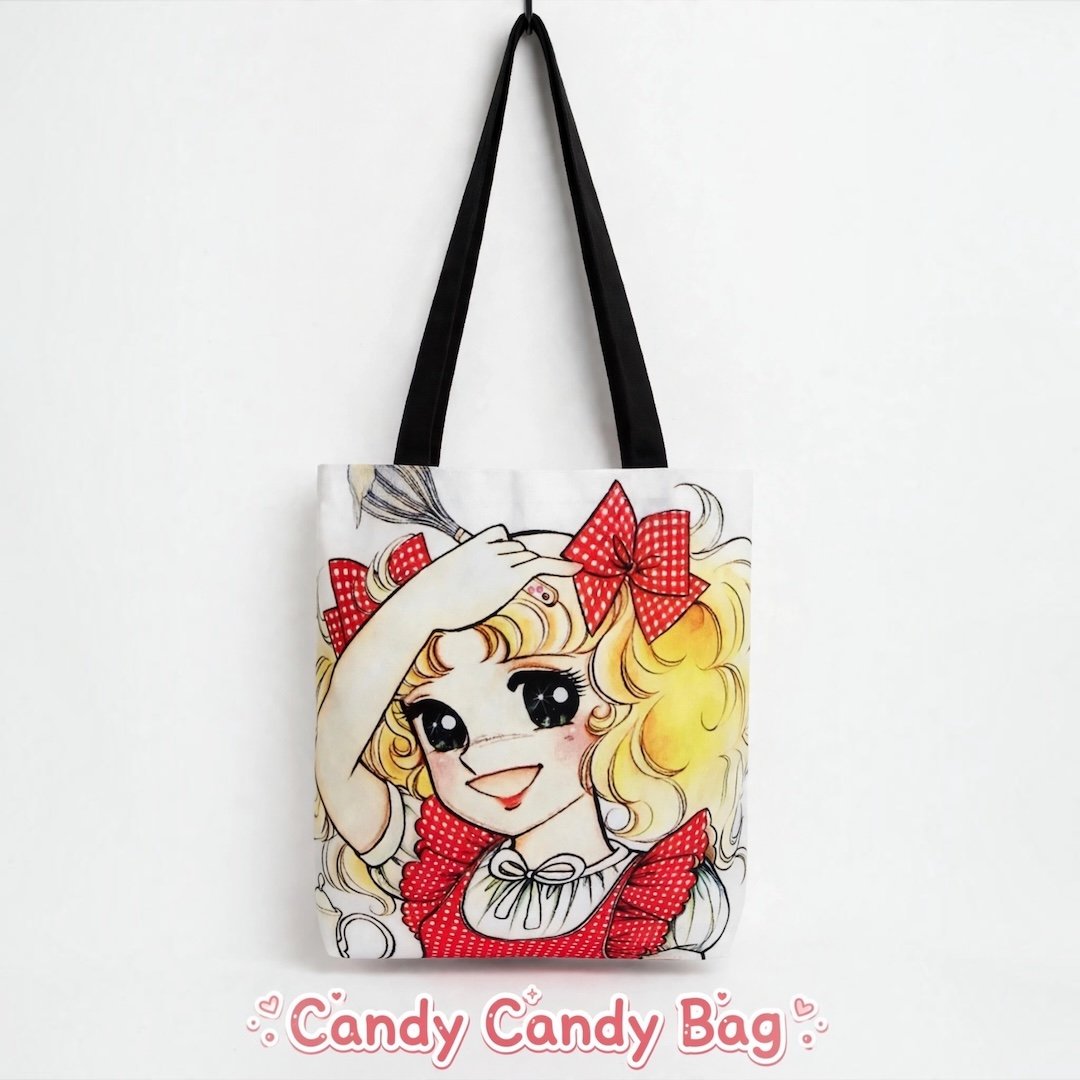 Candy Candy Character Print Tote Bag