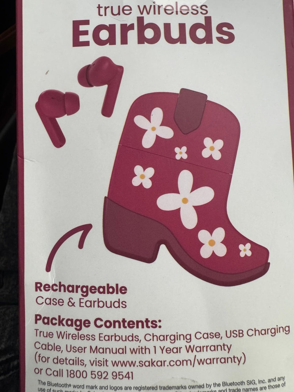 Bluetooth Rechargeable Earbuds with Case. - Vivitar