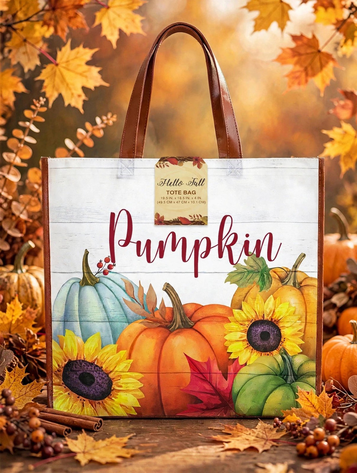Fall Reusable tote bag
