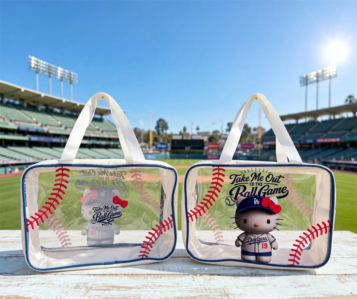 Hello Kitty Clear Stadium Bag - Dodgers