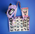 Kuromi Tote Bag SET with Cosmetic pouch and Diary - Sanrio