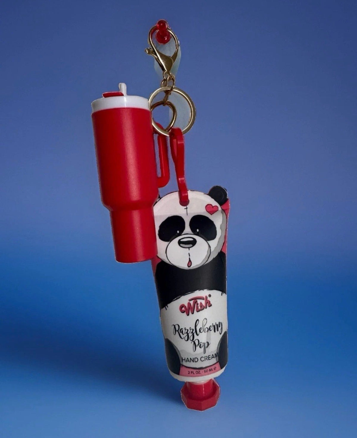 Razzleberry Pop Panda Hand Cream Keychain Tumbler Set - Wish