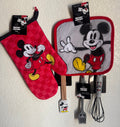 Mickey Mouse Oven Mitt and Pot Holder Set with baker tools - Disney