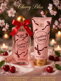 SPA Luxury Cherry Bliss Sparkling Cherry Bubble Bath & Body Lotion Set