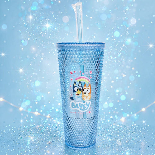 Bluey 32 Oz Tumbler with Straw BPA FREE