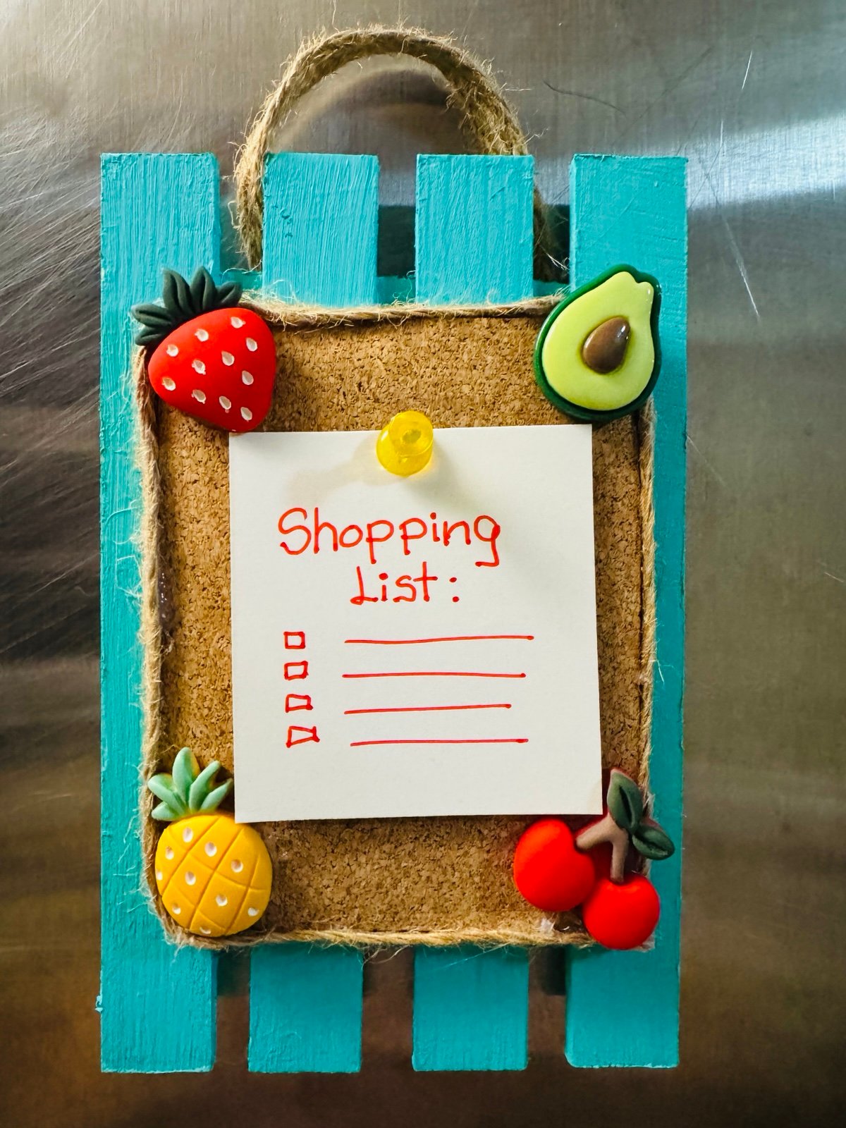 Cork Board Magnet for Refrigerator