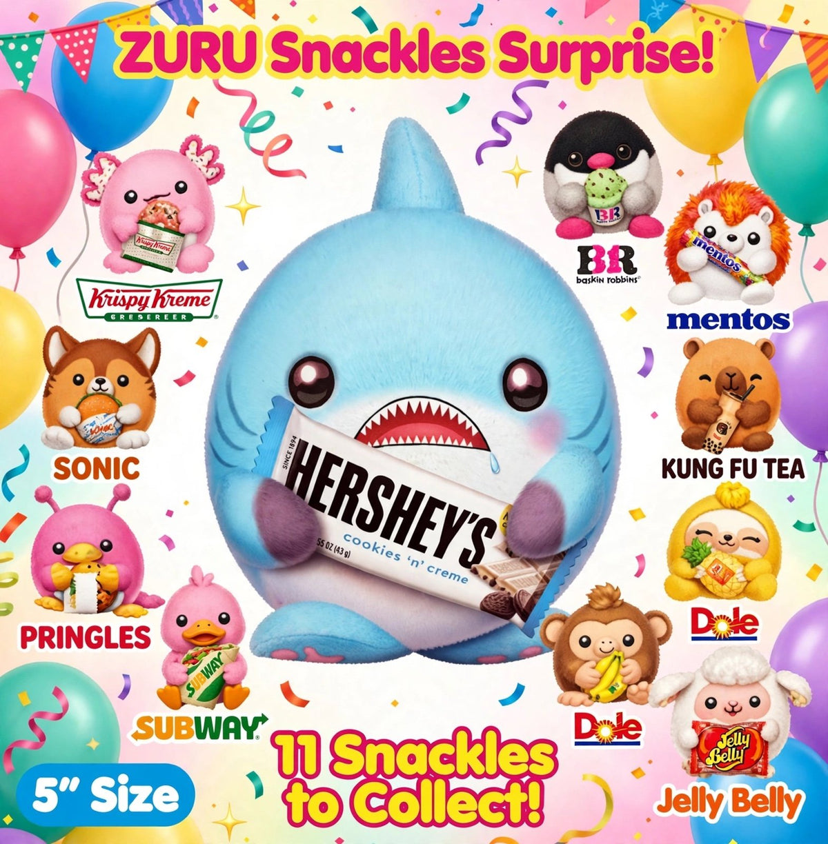 Snackles Surprise! 11 Snackles to Collect! - Zuru