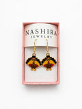 NASHIRA JEWELRY Turkey Dangle Earrings in pink gift box